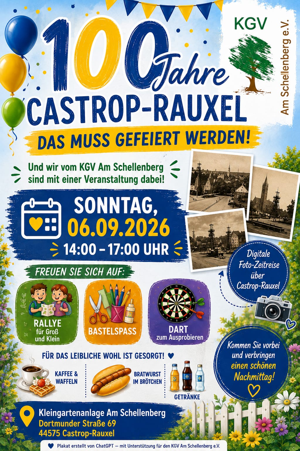 100 Jahre Castrop-Rauxel: Wir sind dabei