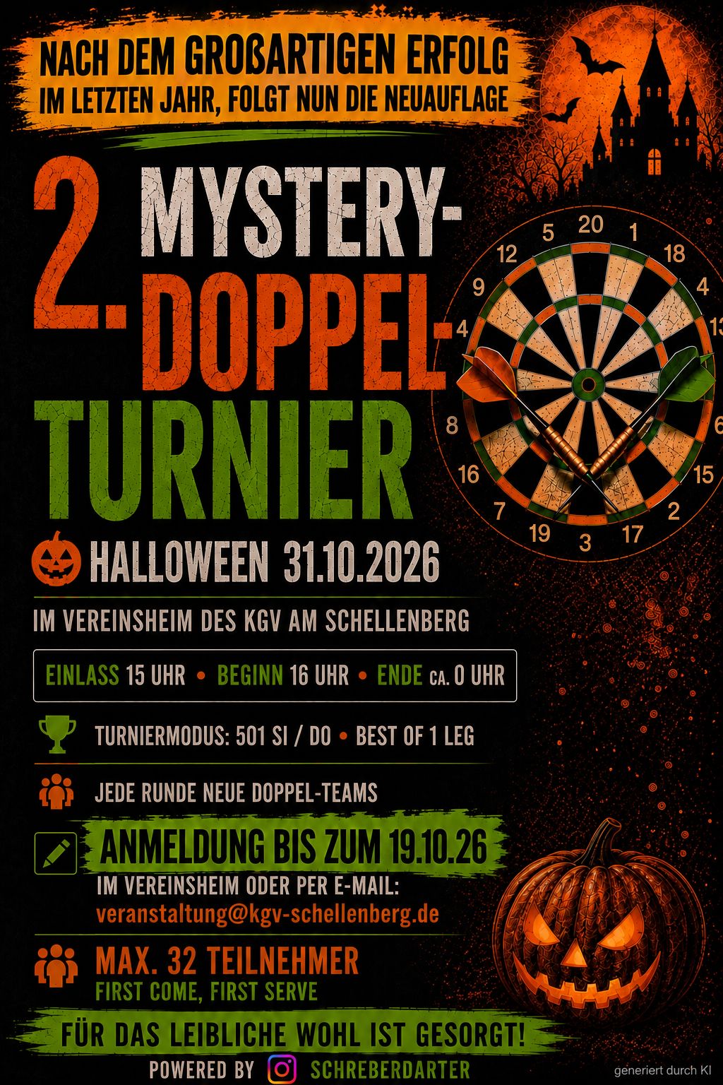 Zweites Mystery-Doppel-Turnier